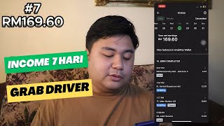 Income 7 Hari Sebagai Grab Driver