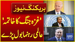 World Leaders Welcome Biden's Ceasefire Plan | Israel Hamas War | Dawn News