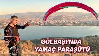 Yamaç Paraşütü İle Gölbaşı'nın Gökyüzünden Harika Manzarası - Paragliding in Golbasi Adiyaman Turkey