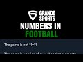 Football is Numbers