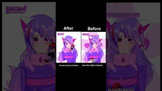 After Or Before? || With No effects 24 fps or With Effect 18 fps #gacha #shorts #viral #oc