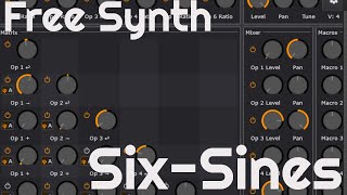 Free Synth - Six-Sines by Baconpaul (No Talking)