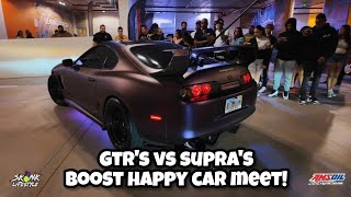 GTR's vs Supra's at Boost Happy Car Meet Florida