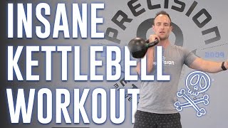 20 Minute INSANE Kettlebell AMRAP Workout | Quick Kettlebell Follow Along Workout