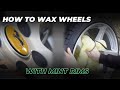 Autofinesse Mint Rims | Applying Wheel Wax