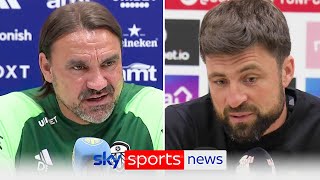 Leeds' Daniel Farke and Southampton's Russell Martin look ahead to the play-offs final