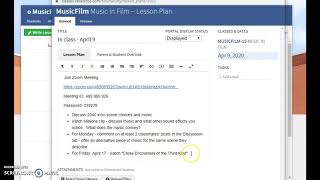Using Lesson Plan in Veracross