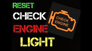 How To Reset Your Check Engine Light/ no tools NEEDED....EASY FIX