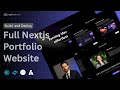 Build & Deploy a Modern Portfolio Website with Next.js, React, Tailwind CSS v4 & Aceternity UI