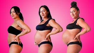 AMAZING Pregnancy Transformation ...from curvy size 8