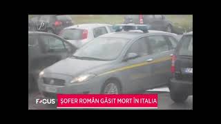 Șofer român găsit mort în Italia