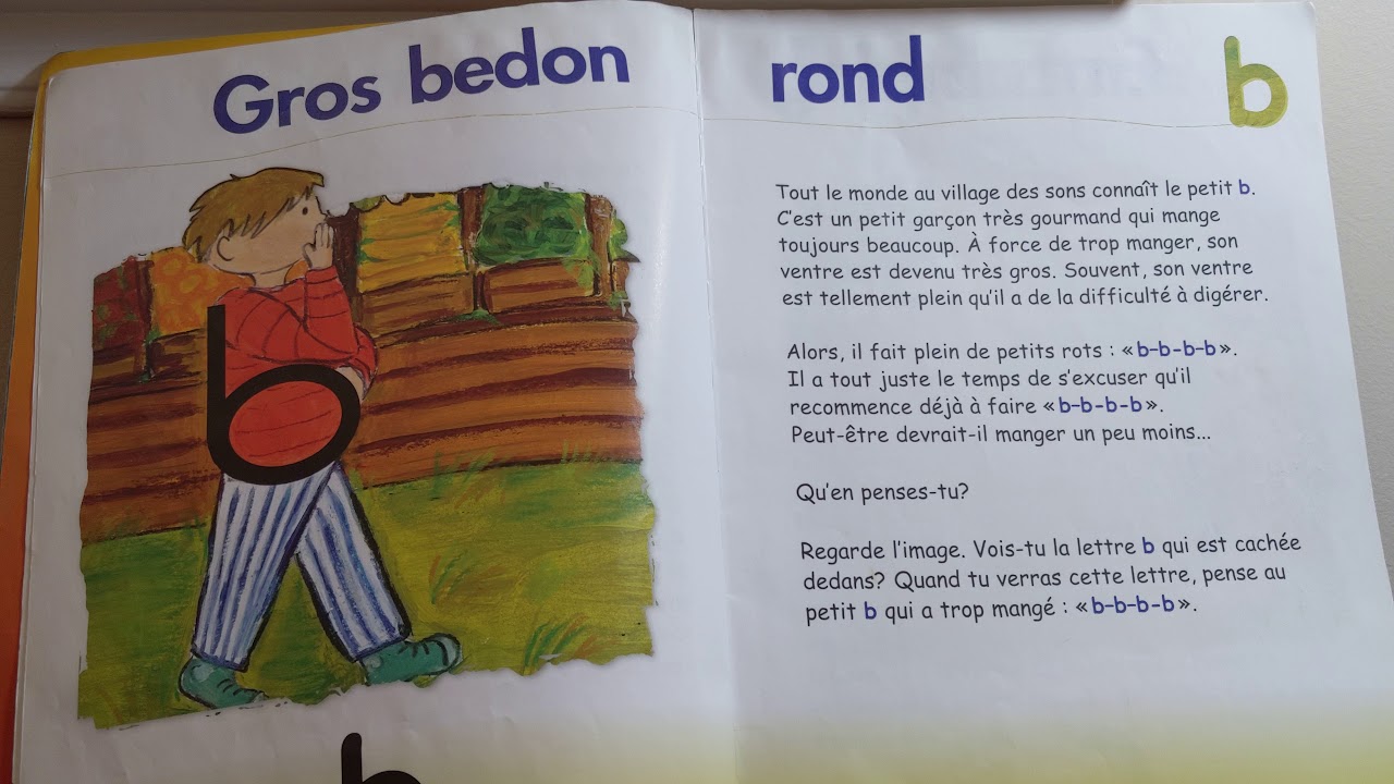 Raconte-moi L'alphabet - Village Des Sons Lettre B - YouTube