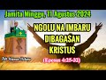 Jamita Minggu 11 Agustus 2024, Epesus 4:25-32 @haposanhutapea