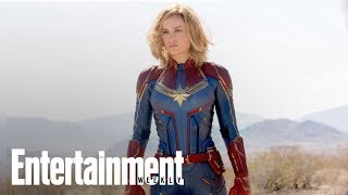 'Captain Marvel' First Exclusive Images With Brie Larson \u0026 Samuel L. Jackson | Entertainment Weekly