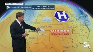 Chance of scattered thunderstorms on the way