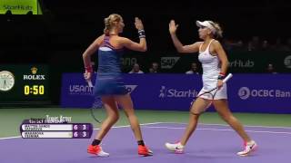 Elena Vesnina \u0026 Ekaterina Makarova vs Lucie Safarova \u0026 Bethanie Mattek Sands