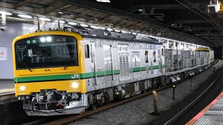 GV-E197系TS01編成 甲府転回工臨(積車)工8940レ赤羽駅通過