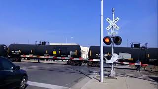 SJVR 2126 \u0026 1829 at Baker Street Crossing 2/4/2018