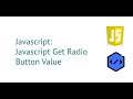 Javascript Get Radio Button Value -mytechlearns 2020 [with source code]