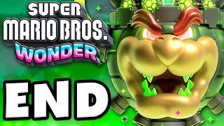 Super Mario Bros. Wonder - Gameplay Walkthrough Part 7 - Bowser Boss Fight! ENDING!