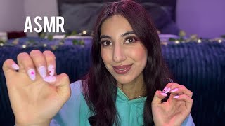 ASMR For Deep Sleep | Nail Tapping, Hand Movements \u0026 Mic Gripping/Blowing