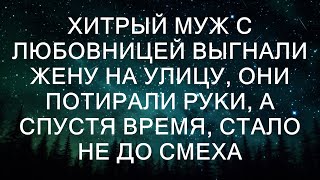 Хитрый муж с любовницей выгнали жену на улицу, потирая руки от радости. Но вскоре им стало не до с