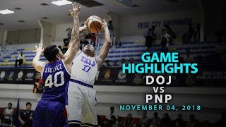 HIGHLIGHTS: PNP vs DOJ (November 04, 2018)