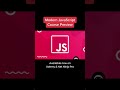 Modern JavaScript Course Preview #shorts