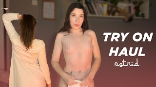 [4K] TRY ON HAUL |Try On Haul | See-Through | New Style