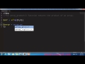 PHP array product Function