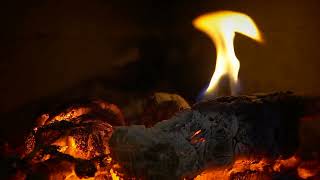 🔥 crackling fireplace (2 minutes)🔥 . Burning fireplace \u0026 crackling fire sounds.