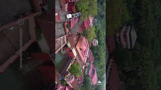 Aerial View of Srimath Ananteshwara temple, Manjeshwara .