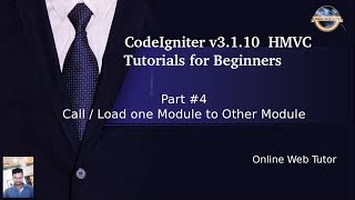 Learn CodeIgniter (v3.1.10) HMVC Tutorials for Beginner #4 - Load / Call one Module to Other Module