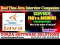 Java Interview Companion|| SCJP/OCJP || Who is the author of the java?