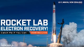 Watch Rocket Lab Try To CATCH Electron w/ a Helicopter!!!