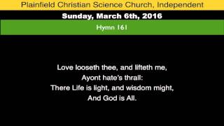 Hymn 161, from Sunday, March 6th, 2016