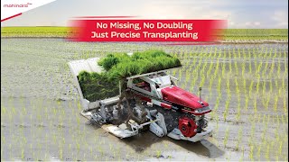 Say Goodbye to Misplanting with Mahindra MP461 Rice Transplanter