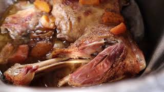 spalla d'agnello al forno - carne morbida e succulenta---------------------cucina#conme