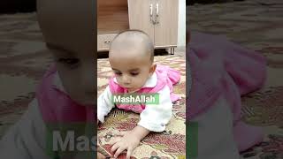 Say MashAllah cute baby girl is playing/#maakijaanofficial #youtube #shorts #viral #shortsvideo