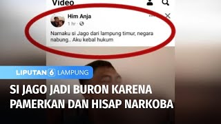 Pamer dan Hisap Narkoba, Si Jago yang Kebal Jadi Buron Polisi | Liputan 6 Lampung
