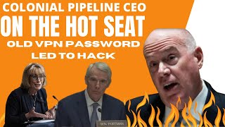 Colonial Pipeline CEO & U.S. Senate Showdown Over Ransomware Attack