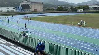 第51回山口県実業団陸上　50歳代男子100m決勝