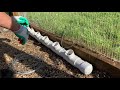 Homemade chicken drinker/waterer with PVC pipes - our first version!