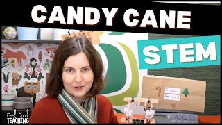 Winter & Christmas STEM Activity - Candy Cane Calamity STEM Challenge