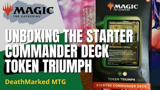 Magic: the Gathering - Unboxing the Starter Commander Deck Token Triumph