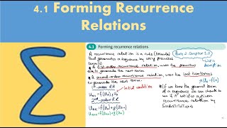 4.1 Forming recurrence relations (FP2 - Chapter 4: Recurrence relations)