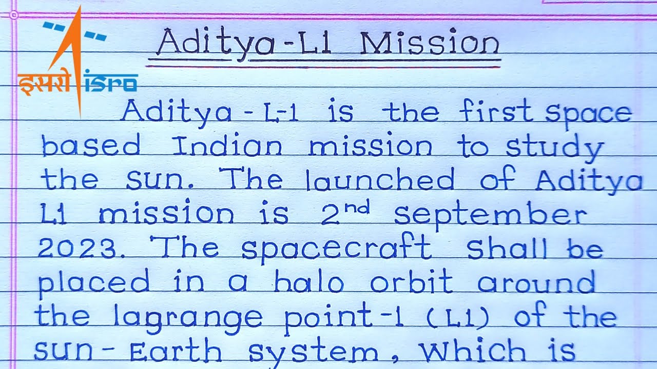 Aditya L1 Mission || Essay On Aditya L1 | Aditya L1 Full Details In ...