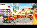 NY City Fire Truck Driving Simulator | Firefighter Emergency Rescue Sim | Android Gameplay