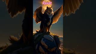 Lion + eagle #shorts# #viral# #hybrid# #subscribe#