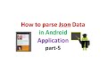Android JSON  Parsing Tutorial 5 | ShoutCafe.com